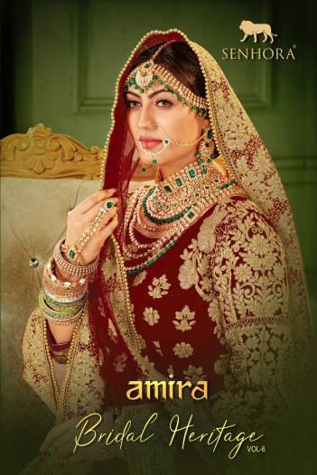 Amira Bridal Heritage Vol 6 By Senhora Designer Wedding Bridal Lehenga Choli